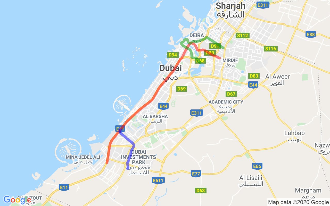 Dubai Metro Map 2024 Stations, Route & Timings