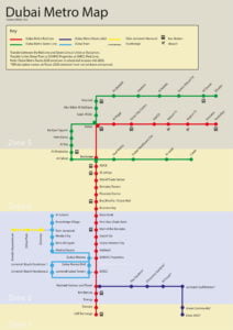 Dubai Metro Map 2024 | Stations, Route & Timings